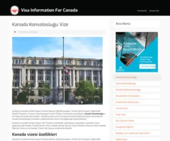 Kanadakonsoloslugu.org(Kanada Konsolosluğu Vize) Screenshot