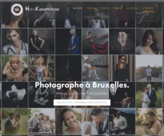 Kanaftchian.com(Photographe professionnel à Bruxelles) Screenshot