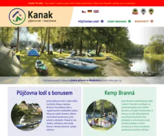 Kanak.cz(BONUS: Pobyt v kempu Branná zdarma) Screenshot