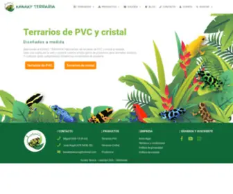 Kanakyterraria.com(Terrarios de PVC y cristal a medida) Screenshot