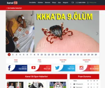 Kanal58.com.tr(SİVAS'IN TELEVİZYONU) Screenshot