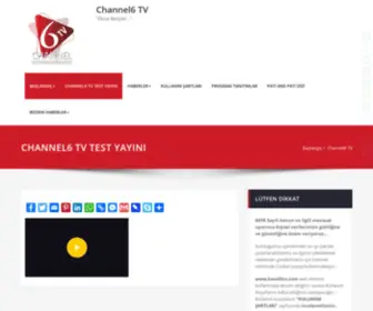Kanal6TV.com(Engelsiz TV) Screenshot