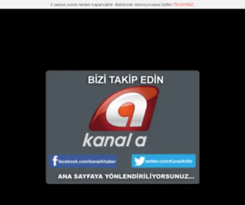 Kanala.com.tr(Kanal A) Screenshot