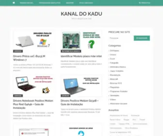 Kanaldokadu.com.br(Kanal do Kadu Facilitando sua Vida) Screenshot