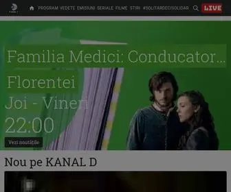 Kanald.ro(Kanal D Romania) Screenshot