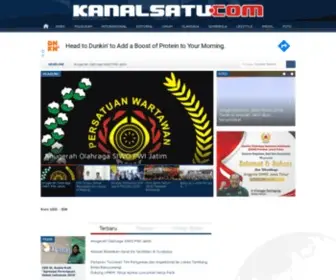 Kanalsatu.com(Portal berita media online terkemuka yang menyajikan berita) Screenshot