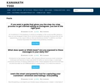 Kananath.com(Kana Nath) Screenshot