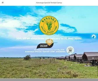 Kanangaspecialtentedcamp.com(Kananga Special Tented Camp) Screenshot