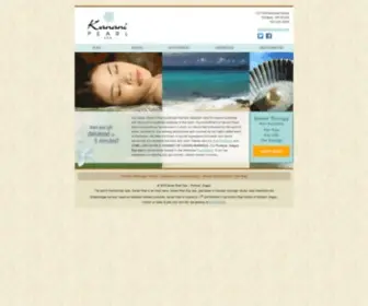 Kananipearl.com(Our commitment at Kanani Pearl Spa) Screenshot