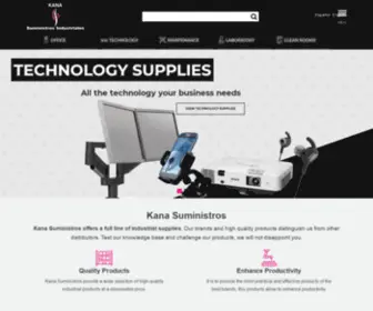 Kanasuministros.com(Industrial Supplies) Screenshot