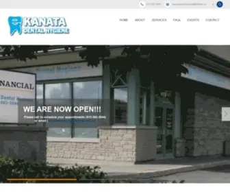 Kanatadentalhygiene.com(Kanata Dental Hygiene) Screenshot