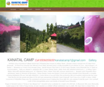 Kanatalcamp.com(Kanatal Camp) Screenshot