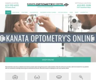 Kanataoptometry.ca(Kanata Optometry Centre) Screenshot