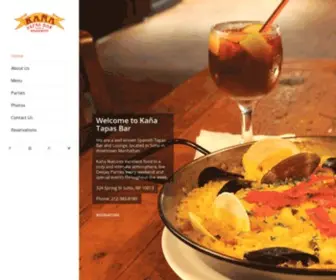 Kanatapasbar.com(Tapas Bar and Lounge) Screenshot