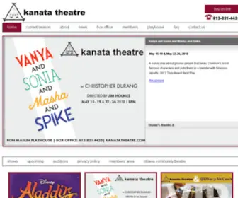 Kanatatheatre.com(Kanata Theatre) Screenshot