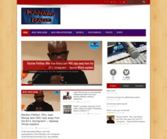 Kanawuradio.com(Number 1 news portal) Screenshot