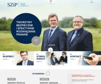Kancelaria-Szip.pl(Kompleksowa obsługa prawna firm. Specjalizacje naszych adwokatów i radców prawnych m.in) Screenshot