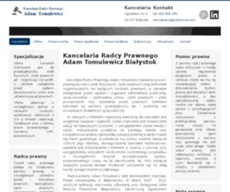 Kancelaria-Tomulewicz.pl(Kancelaria Tomulewicz) Screenshot
