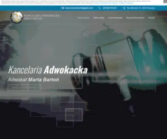 Kancelaria24.org(Kancelaria Adwokacka Marta Bartoń) Screenshot