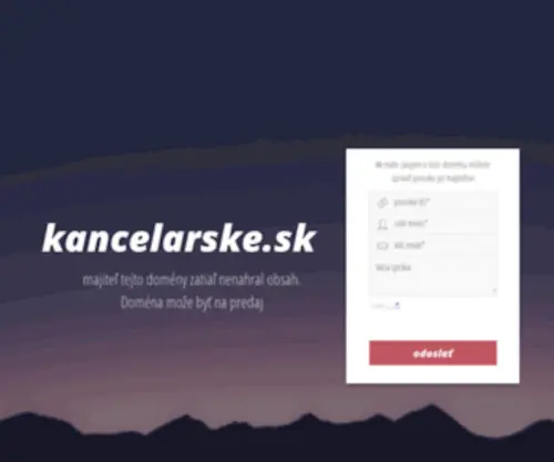 Kancelarske.sk(Kancelárske) Screenshot