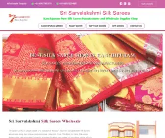 Kanchipurampattu.com(Wholesale Kanchipuram Pattu Pure Silk Sarees Manufacturers Supplier Online Saree Shopping india) Screenshot