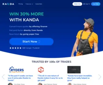 Kanda.co.uk(Kanda) Screenshot
