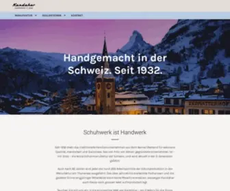Kandahar.ch(Kandahar Schuhmanufaktur) Screenshot