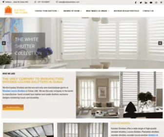 Kandasshutters.com(SHUTTERS IN DUBAI) Screenshot