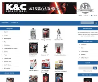 Kandccollectibles.com(K & C Collectibles) Screenshot