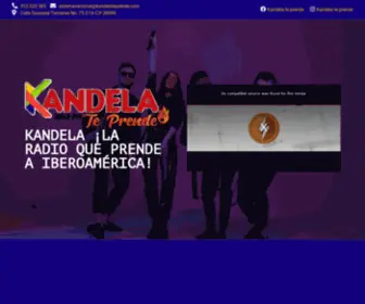 Kandelateprende.com(Kandela Te Prende) Screenshot