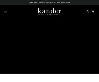 Kanderinc.com(Kander© by Katie Anderson) Screenshot