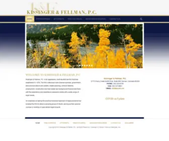 Kandf.com(Denver, Colorado Law Firm) Screenshot