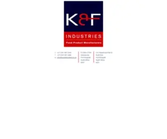 Kandfindustries.co.za(K&f industries) Screenshot