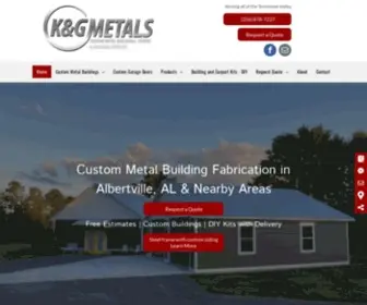 Kandgmetals.com(K&G Metals Inc) Screenshot