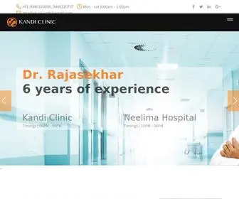 Kandiclinics.com(Dr. Rajasekhar Reddy K) Screenshot