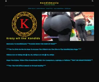 Kandidmania.com(Krazy wit tha' Kandids) Screenshot