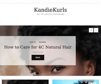 Kandiekurls.com(Get the curls of your dreams) Screenshot