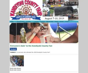 Kandifair.com(Kandiyohi County Fair located in Willmar) Screenshot