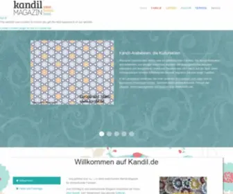 Kandil.de(Kandil-Magazin für interkulturelle Familien) Screenshot