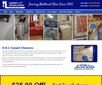 Kandlcarpetcleaners.com(Northeast Ohio Carpet Cleaning) Screenshot