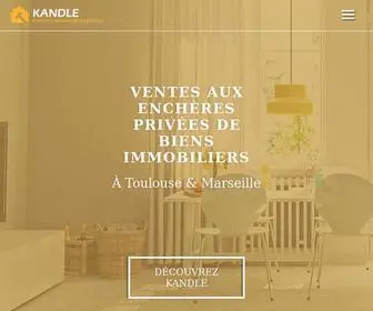 Kandle.fr(Enchères immobilières privées) Screenshot