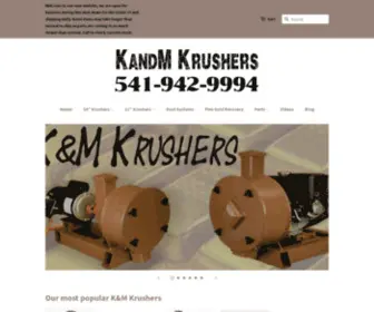 Kandmkrushers.com(Home of K & M Krushers) Screenshot