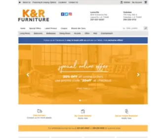 Kandrfurniture.com(K&R Furniture) Screenshot