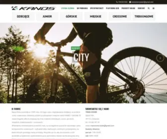 Kands.pl(Polski producent rowerów marki KANDS i LAGUNA) Screenshot