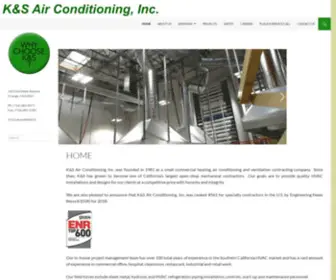 Kandsair.com(K&S Air Conditioning) Screenshot