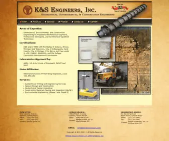 Kandsengineers.net(K & S Engineers) Screenshot