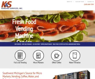 Kandsvending.com(Micromarkets & Vending Refreshment Solutions) Screenshot