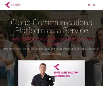 Kandy.io(Cloud Communications Platform) Screenshot