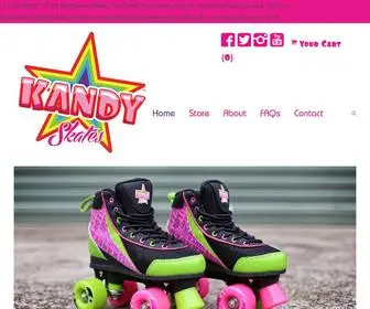 Kandyskatesusa.com(Kandy-Luscious Kid's Roller Skates) Screenshot