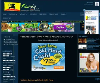 Kandytube.com(Forsale Lander) Screenshot